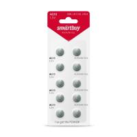 Батарейка алкалиновая Smartbuy, тип LR54/AG10, 1,5 В (10 шт)
