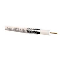 Кабель TV коаксиальный RG-6, 75 Ом, белый (1 п.м.)