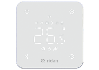 Термостат комнатный RSmart-FW с Wi-Fi подключением 230V, белый Ридан 088L1142R