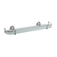 Полка стеклянная Haiba HB1507, хром