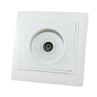 Розетка телевизионная TV с/у Таймыр SQ1814-0022, 1 гнездо, белая