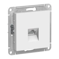 Розетка компьютерная RJ-45 с/у Atlasdesign ATN000183, 1 гнездо, белая