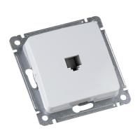 Розетка компьютерная RJ-45 с/у Master РСК-400, 1 гнездо, белая