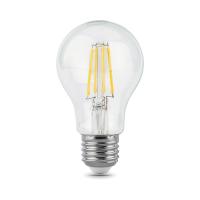Лампа филаментная Gauss Black LED E27, груша, 10Вт, 2700К, теплый свет