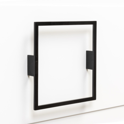 Ручка-скоба La Fenice Cubo Nero черная 160 мм.