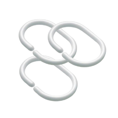 Кольца для шторы в ванную Savol S-YLK001, белый