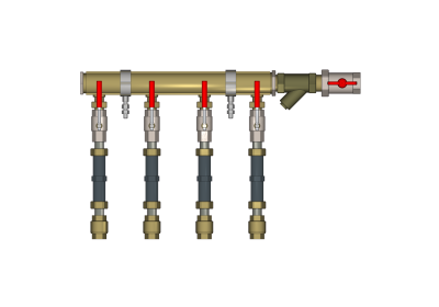 Узел распределительный WDU.3R V1 DN32-2R-20-BV15 Ридан 160W1027R