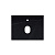 Столешница La Fenice Granite Black Olive Light Lappato Terra 60 см, черная