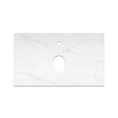 Столешница La Fenice Granite Gray Structural Terra 80 см, белая