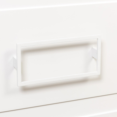 Комплект ручек La Fenice Cubo Bianco белый 80 мм., два ящика