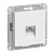 Розетка компьютерная RJ-45 с/у Atlasdesign ATN000183, 1 гнездо, белая