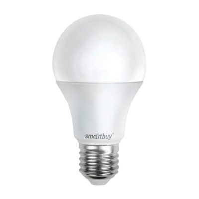 Лампа светодиодная Smartbuy LED E27, груша, 7Вт, 230В, 4000К, нейтральный свет