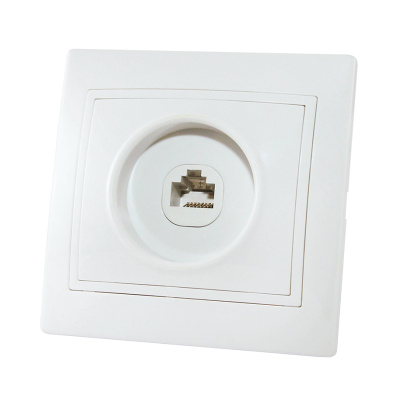 Розетка компьютерная RJ-45 с/у Таймыр SQ1814-0021, 1 гнездо, белая